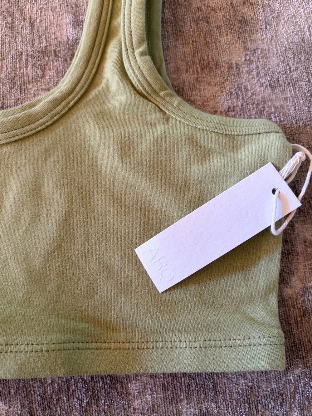 ARQ Wide-Strip Bra in Pistachio - Picture 5 of 6